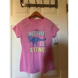 NWT Carter's Shirt Top Girls Short Sleeve Pink sz 14
